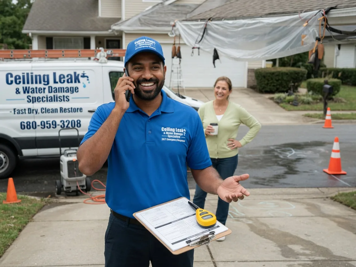 Ceiling Leak Cleanup Chester, SC FAQs